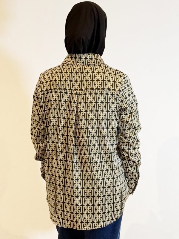 Chemise INAYA - à motifs fluide - Beige – Image 3