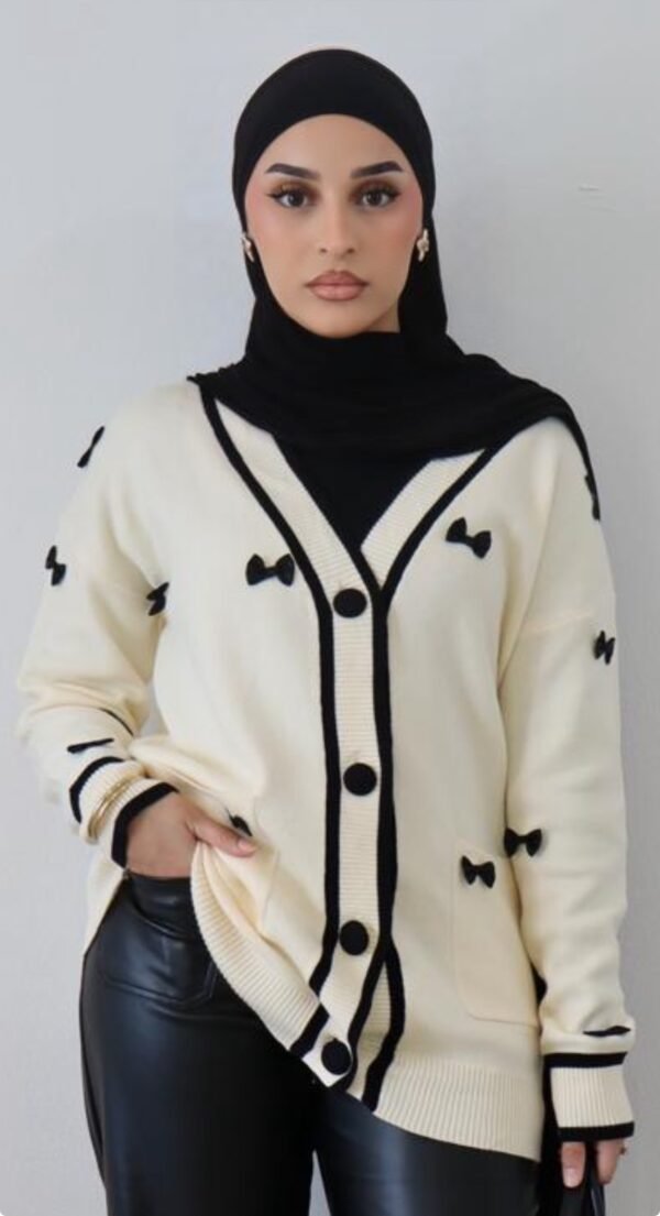 Gilet YAS Nœud papillon - Crème