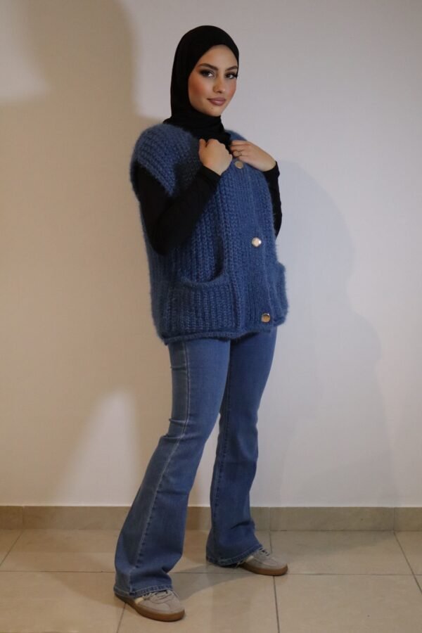 Jean Pattes d'Eléphant - Bleu – Image 2