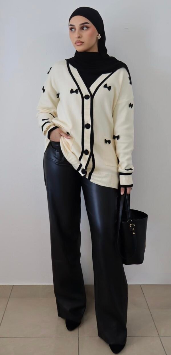 Pantalon Similicuir - Noir – Image 3