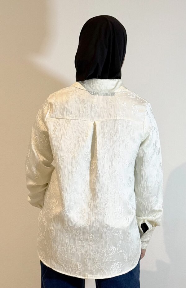 Chemise ZEYNA à motifs gaufrés – Image 4