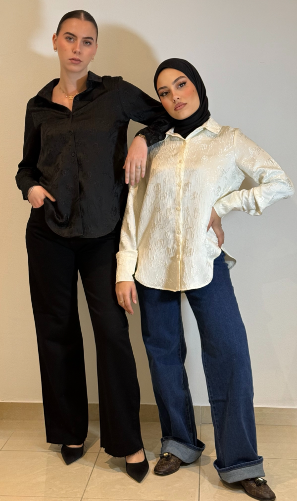 Chemise ZEYNA à motifs gaufrés – Image 5