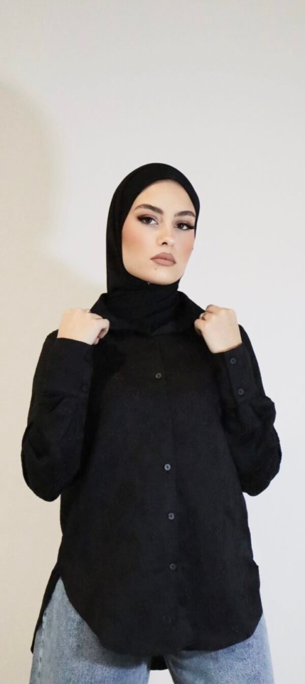Chemise ZEYNA à motifs gaufrés – Image 6