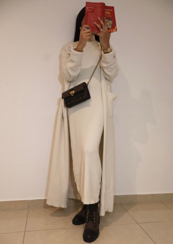 Ensemble NOUR - Robe col roulé + gilet long – Image 5