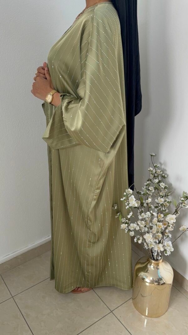 ABAYA NOUR - Vert – Image 2