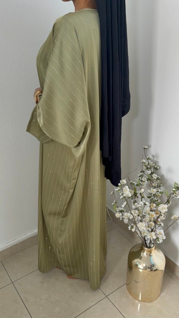 ABAYA NOUR - Vert – Image 3
