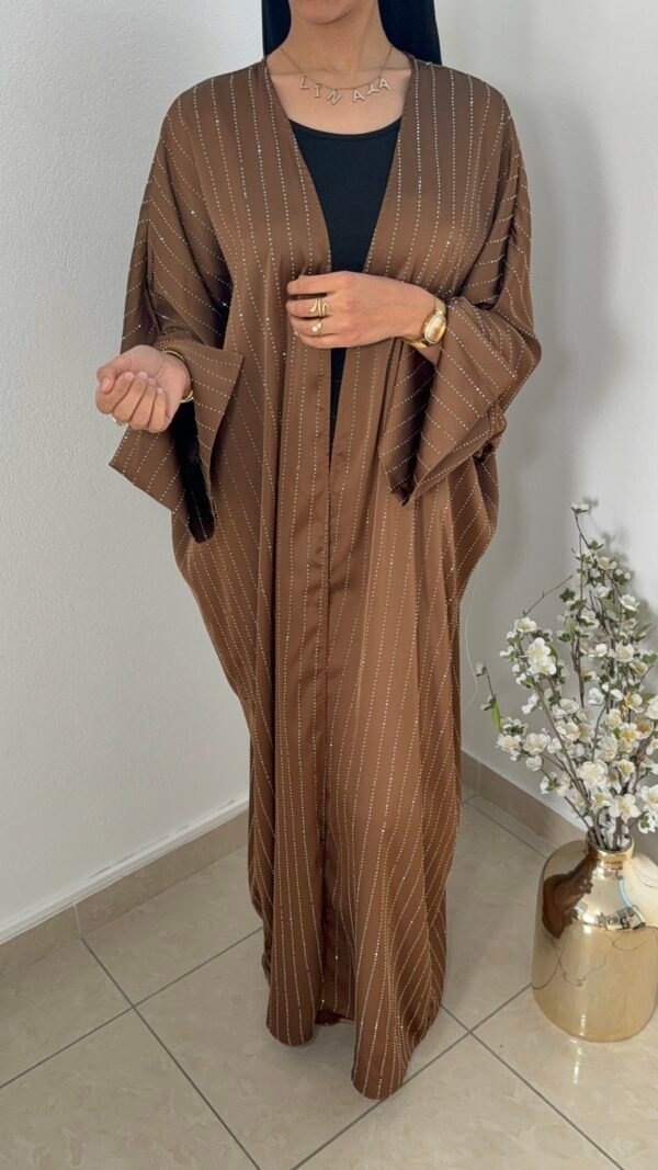 ABAYA NOUR - Marron