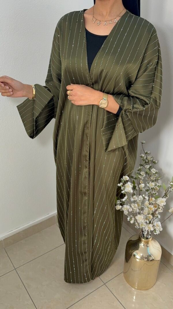ABAYA NOUR - Vert kaki