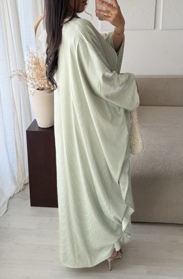 ABAYA NADIA - Vert pastel
