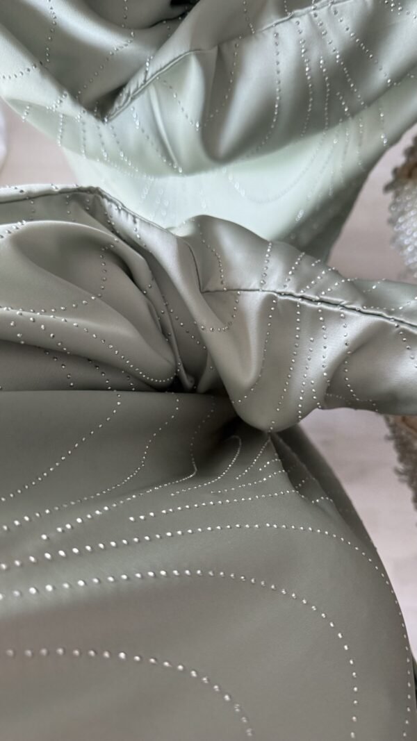ABAYA NADIA - Vert pastel – Image 3